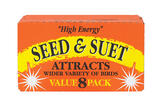 C & S Products High Energy Seed & Suet Beef Suet,Millet 8/Pack