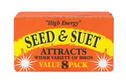C & S Products High Energy Seed & Suet Beef Suet,Millet 8/Pack