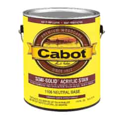 Cabot Semi-Solid Tintable Neutral Base Water-Based Acrylic Stain 1 gal