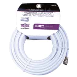 Monster Cable Hook It Up Video Coaxial Cable 50 ft.