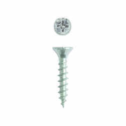 SPAX No. 12 x 1-1/4 in. L Phillips/Square Flat Zinc-Plated Steel Multi-Purpose Screw 15 each