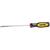 Stanley Fluted Cabinet Slotted Screwdriver 6 in. Yellow 1 pc. Steel 3/16