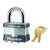 Master Lock 1.75 H x 1-3/4 in. L x 1.75 W Laminated Steel Dual Ball Bearing Locking Padlock 1