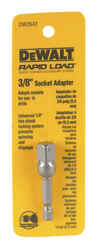 DeWalt 2 in. L x 3/8 in. in. Socket Adapter Steel 1 pc.