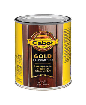 Cabot Gold Satin 3473 Moonlit Mahogany Deck Varnish 1 qt