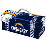 Windco Steel San Diego Chargers Art Deco Tool Box 7.1 in. W x 7.75 in. H 16.25 in.