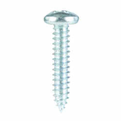 HILLMAN 14 x 1-1/4 in. L Phillips Pan Head Sheet Metal Screws 100 per box Zinc-Plated Steel