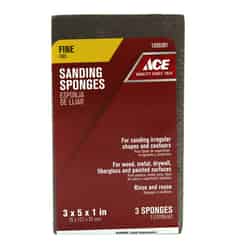 Ace 5 in. L X 3 in. W X 1 in. T 120 Grit Fine Sanding Sponge