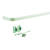 Kenney Enamel White Curtain Rod 86 in. L
