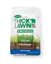 Scotts Turf Builder Thick&#39;R Lawn Fertilizer, Seed &amp; Soil Improver For Sun/Shade Mix 1200 sq ft