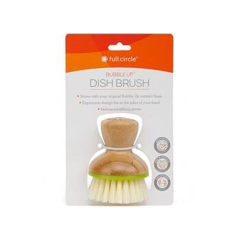 Full Circle Bubble Up 2.36 in. W Bamboo Dish Brush