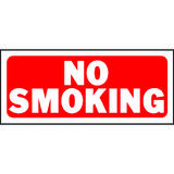 Hy-Ko English No Smoking 6 in. H x 14 in. W Plastic Sign