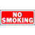 Hy-Ko English No Smoking 6 in. H x 14 in. W Plastic Sign