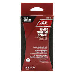 Ace 5 in. L X 3 in. W X 1 in. T 120/80 Grit Assorted Extra Large Sanding Sponge