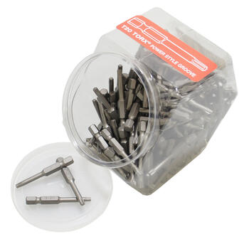 Best Way Tools Torx 1/4 in. x 2 in. L Screwdriver Bit 1/4 in. 150 pc. Carbon Steel Hex Shank