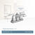 Moen Boardwalk Boardwalk Chrome Two-Handle Bathroom Faucet 4 in.