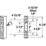 Prime-Line Metal Indoor and Outdoor Pull and Keyed Locking Unit