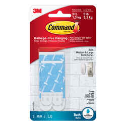 3M Command Assorted Foam Adhesive Strips 3-3/8 in. L 6 pk