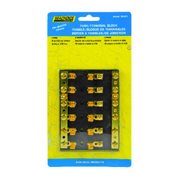 Seachoice Fuse/Terminal Block Brass