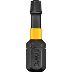 DeWalt Impact Ready Square 1 in. L x #2 in. Screwdriver Bit 1/4 in. 2 pc. Black Oxide