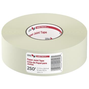 Sheetrock 250 ft. L X 2-1/16 in. W Paper White Joint Tape