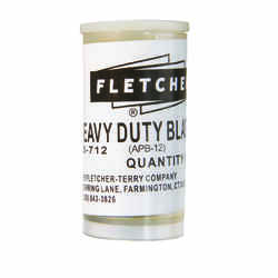 Fletcher Steel Single Edge Acrylic Scoring Blade .25 in. L 10 pc