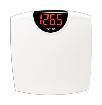 Taylor 330 lb. Digital Bathroom Scale White