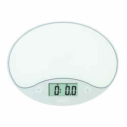 Taylor White White Kitchen Scale 11 Weight Capacity Digital