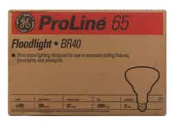 GE Lighting ProLine 65 watts BR40 Incandescent Light Bulb 700 lumens Soft White 6 pk Floodlight