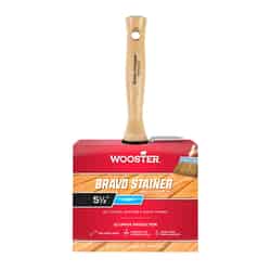 Wooster Bravo Stainer 5-1/2 in. W Flat Paint Brush