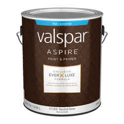 Valspar Aspire Flat Tintable Neutral Base Paint and Primer Exterior 1 gal