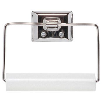 Decko Chrome Toilet Paper Holder Silver