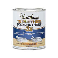 Varathane Transparent Gloss Clear Water-Based Polyurethane/Acrylic Polyurethane 1 qt