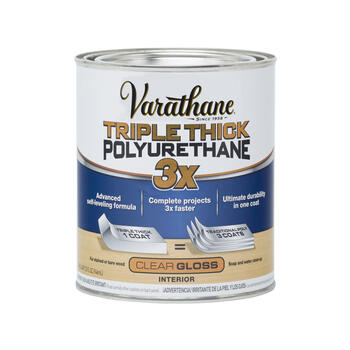 Varathane Transparent Gloss Clear Water-Based Polyurethane/Acrylic Polyurethane 1 qt