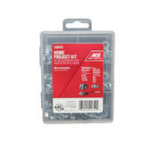 Ace Ace Steel Assorted in. Nut and Washer Kit 177 count