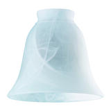 Westinghouse Bell White Glass Lamp Shade 1 pk