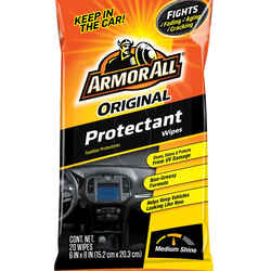 Armor All Original Plastic/Vinyl Protectant 20 wipes Bagged
