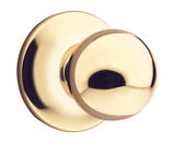 Kwikset Polo Polished Brass Steel Vestibule Entry Lockset ANSI/BHMA Grade 3 1-3/4 in.