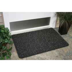 GrassWorx Gray Polyethylene Nonslip Door Mat 30 in. L x 18 in. W