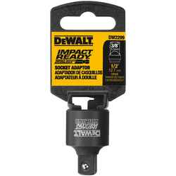 DeWalt 1/2 Square Anvil to 3/8 Square Anvil in. Socket Impact Adapter Steel