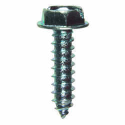 HILLMAN 3/4 in. L x 10 Slotted Hex Washer Zinc-Plated Sheet Metal Screws 100 per box Steel