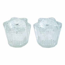 Ace OEM Clear Acrylic Hot and Cold Sink and Tub/ Shower Handle For Streamway Faucets