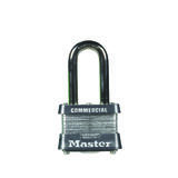 Master Lock 1-5/8 in. W x 1-5/16 in. H x 1-9/16 in. L Laminated Steel Double Locking Padlock 1 p