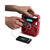 American Red Cross Weather Alert Radio Flashlight Digital Battery Operated Red