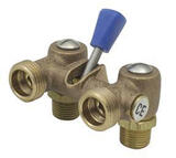 Cash Acme 1/2 in. Dia. x 3/4 in. x 1/2 in. Dia. x 3/4 in. Shut-Off Valve Bronze Shut Off