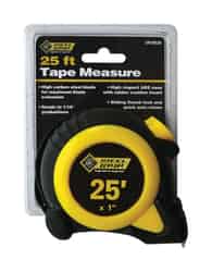 Steel Grip 25 ft. L x 1 in. W Yellow Tape Measure 1 pk