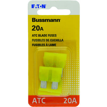 Bussmann 20 amps ATC Mini Automotive Fuse 5 pk