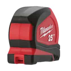 Milwaukee 1.83 in. W x 25 ft. L Compact Red 1 pk Tape Measure