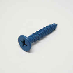 Ace 3/16 in. x 1-1/4 in. L Phillips Flat Head Ceramic Steel Masonry Screws 25 pk