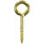 Ace 1/8 in. Dia. x 1 in. L Polished Brass Screw Eye 30 lb. 7 pk
